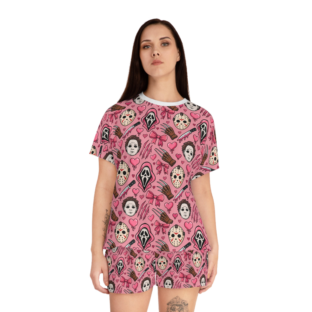 Spooky ghost face PJ Set