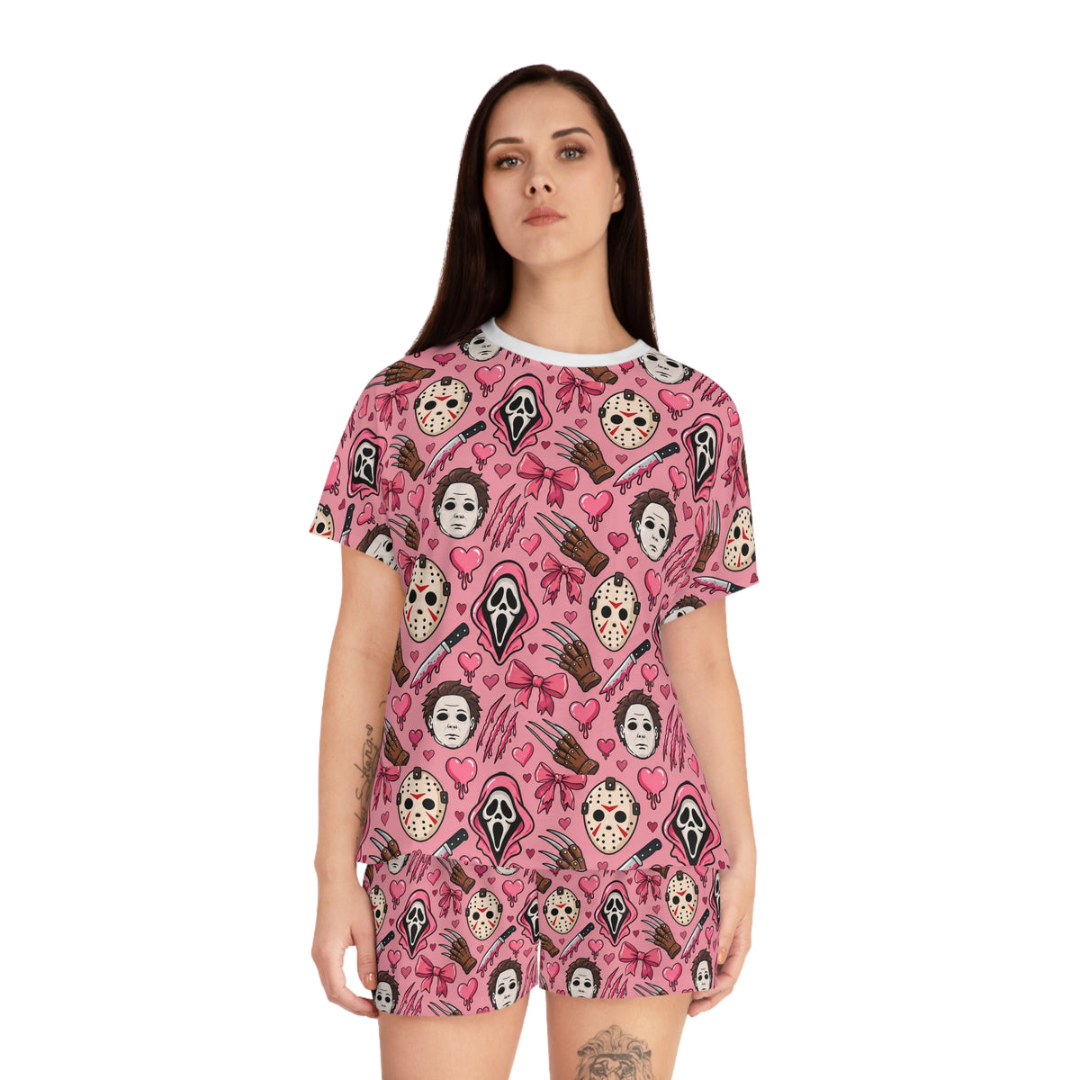 Spooky ghost face PJ Set