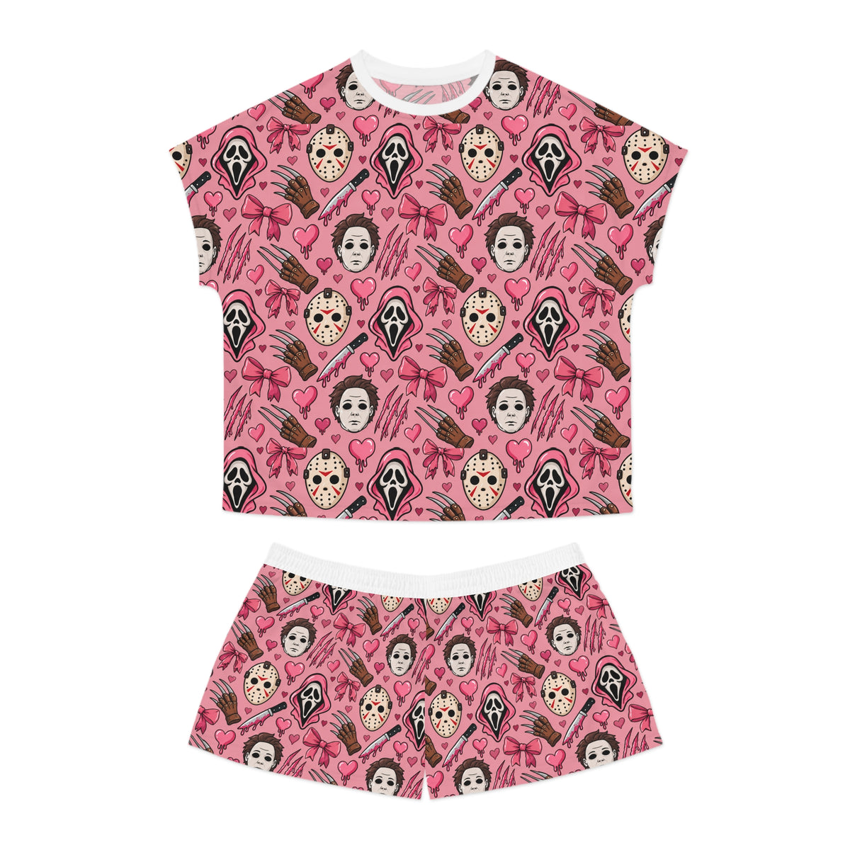 Spooky ghost face PJ Set