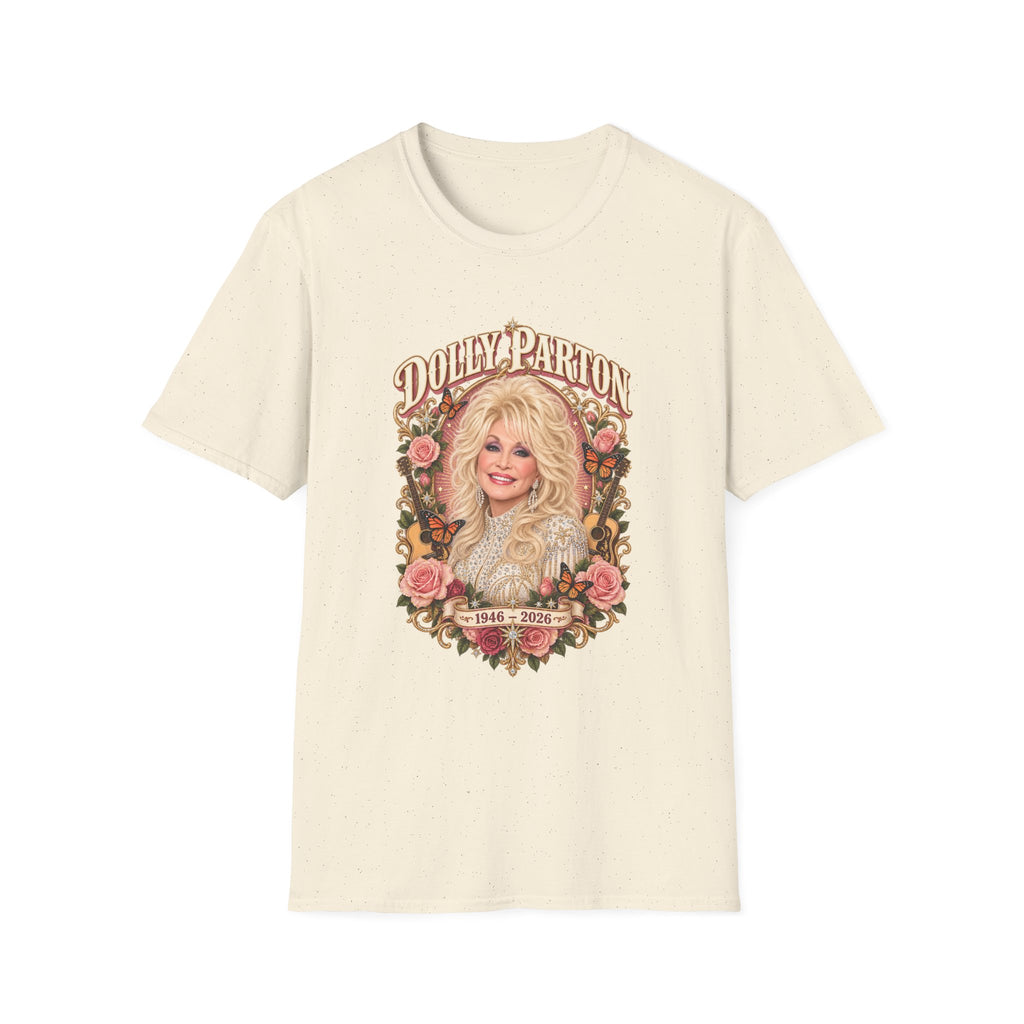 Dolly Parton Retro Floral Country Music T-Shirt