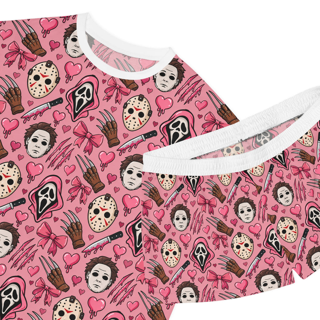 Spooky ghost face PJ Set