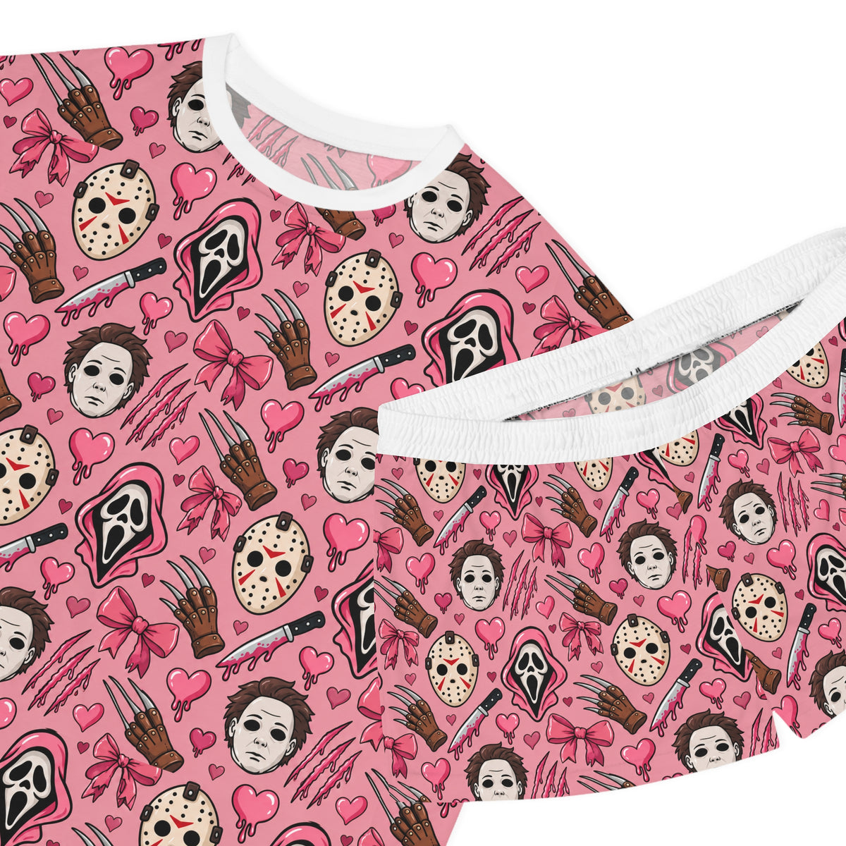 Spooky ghost face PJ Set