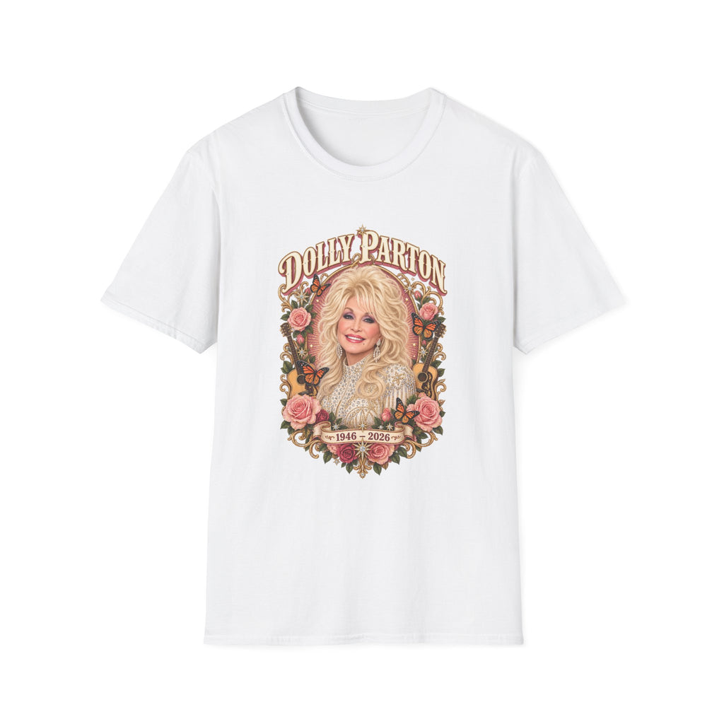 Dolly Parton Retro Floral Country Music T-Shirt