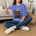 Halloween Spellbook Stack T-Shirt — Hocus Pocus & Halloweentown Vintage Book Design