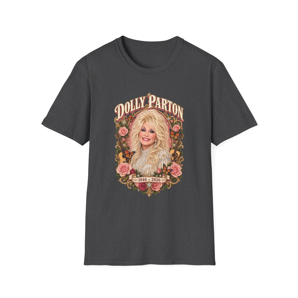 Dolly Parton Retro Floral Country Music T-Shirt