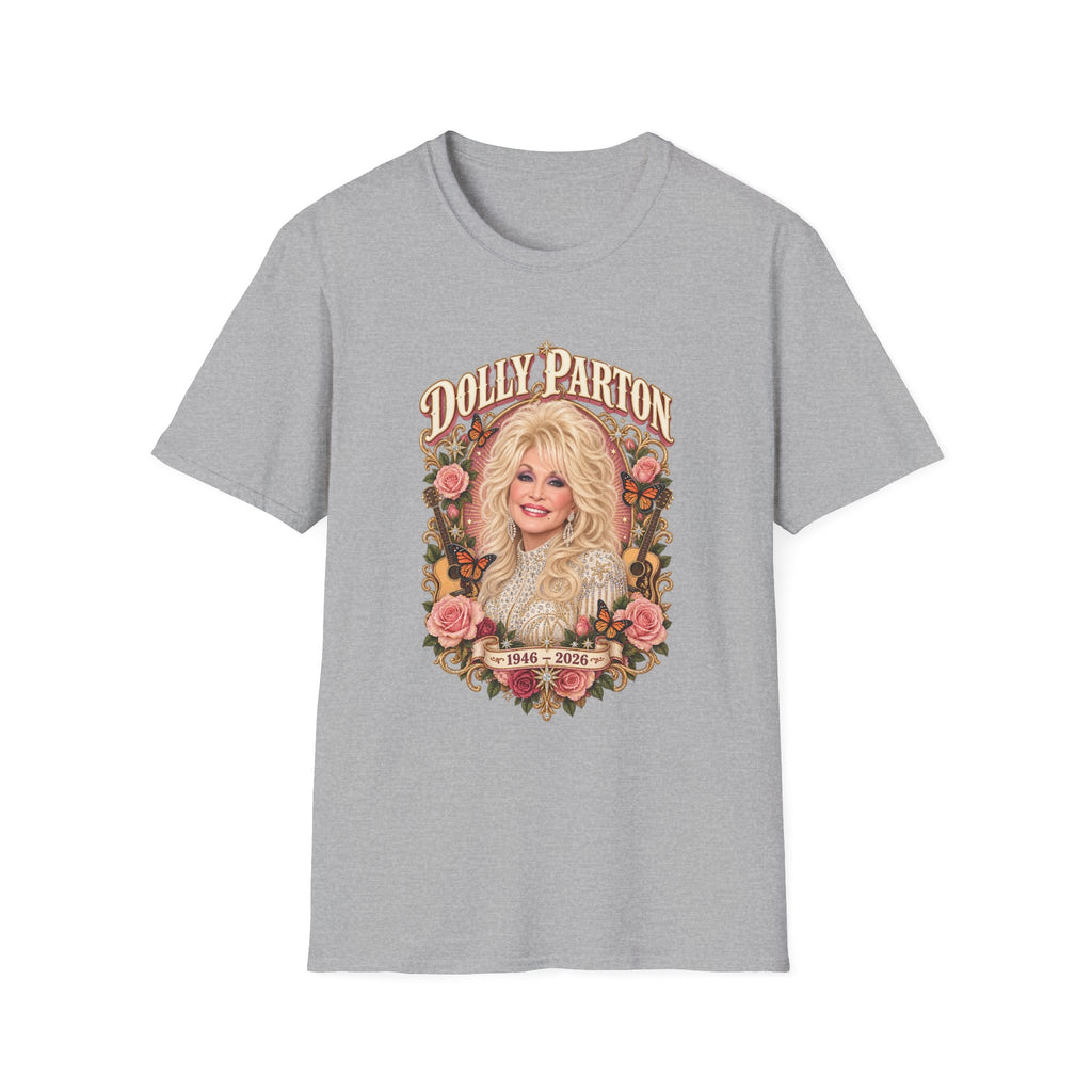 Dolly Parton Retro Floral Country Music T-Shirt