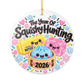 The year of squishy hunting ornament